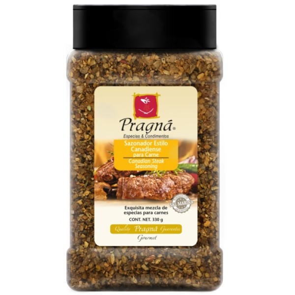 Pragna 2 PZ: Sazonador P/carne 330 Gr Y Sal De Mar de cortes 500 Gr