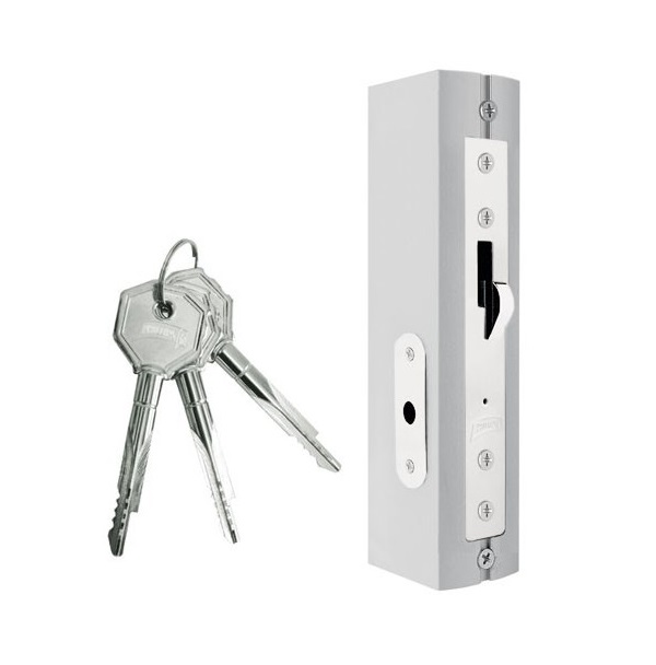 CERRADURA X-455 BLANCA PHILLIPS PUERTA CORREDIZA