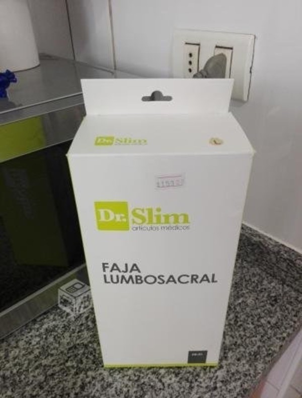 Faja Sacrolumbar Lumbo Sacra Reforzada Lujo Marca Talla L