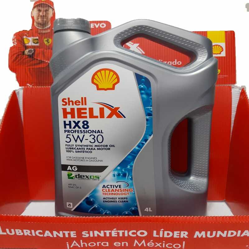 Aceite 5w30 Sintético Shell Helix Hx8 Garrafa