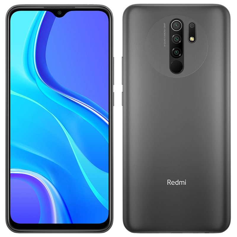 Celular Xiaomi Redmi 9 Carbon 4GB RAM 64GB ROM Grey