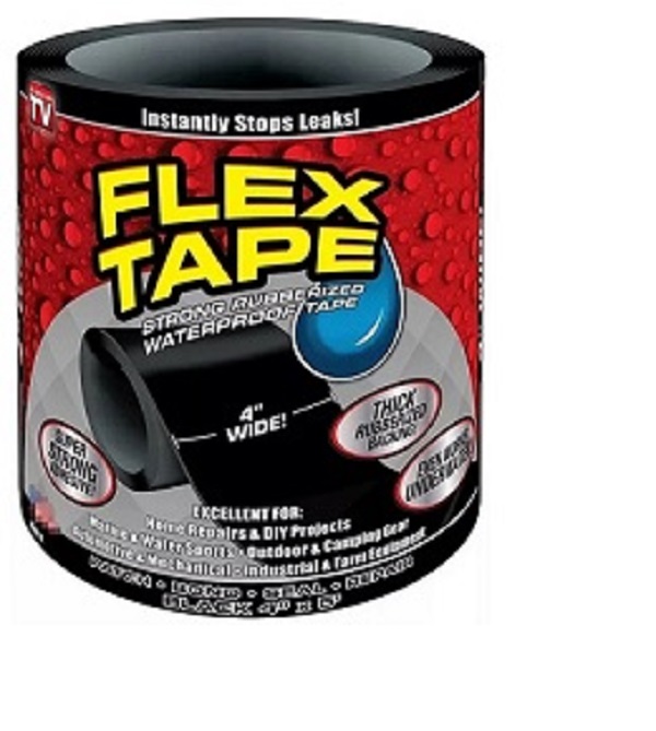 Cinta De Cahucho Sellador De Fugas Flex Tape Reparacion De Tinacos Resistente