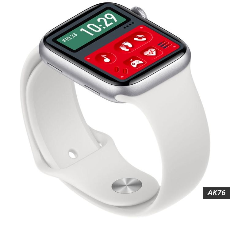 Reloj Inteligente Watch 6 pro, el smartwatch más completo del 2021,compatible con IOS y Android, Sensores de temperatura, presión arterial, oxigenación en la sangre, el único smartwatch con juegos integrados, contesta y realiza llamadas.