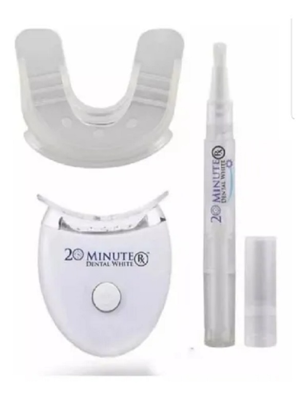 Kit De Blanqueamiento Dental Tratamiento Luz Led Dientes 20Minutos Aseo Higiene Bucal 