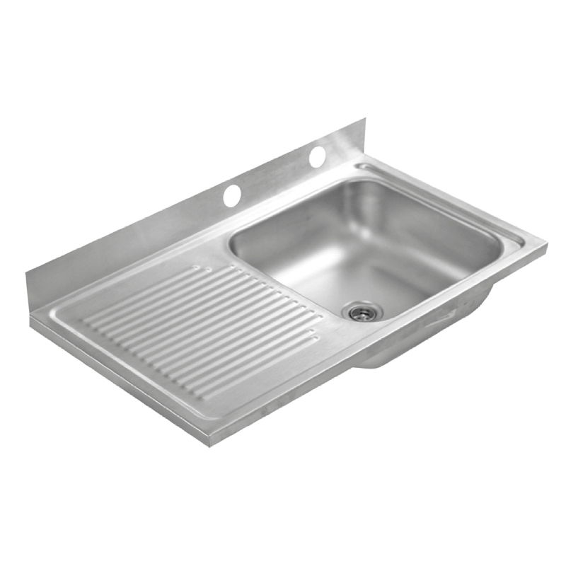 FREGADEROS LINEA MARK SOBREPONER ACERO INOXIDABLE MC-401 MARCA EB TECNICA