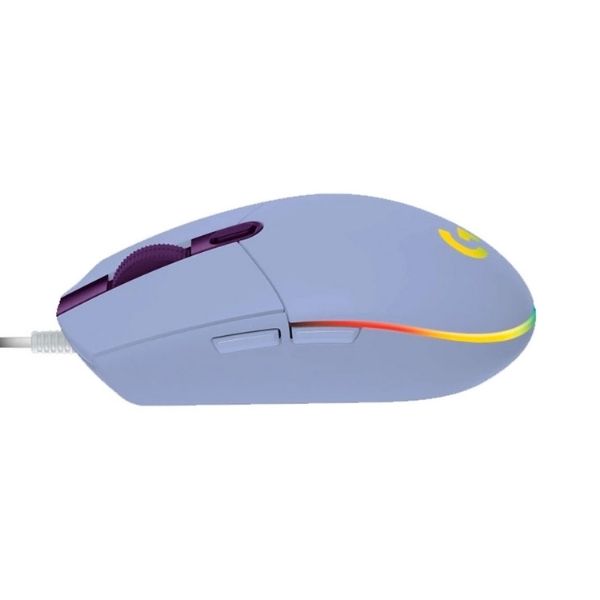 Mouse Alámbrico Logitech G203 Lightsync RGB - Morado