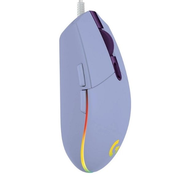 Mouse Alámbrico Logitech G203 Lightsync RGB - Morado