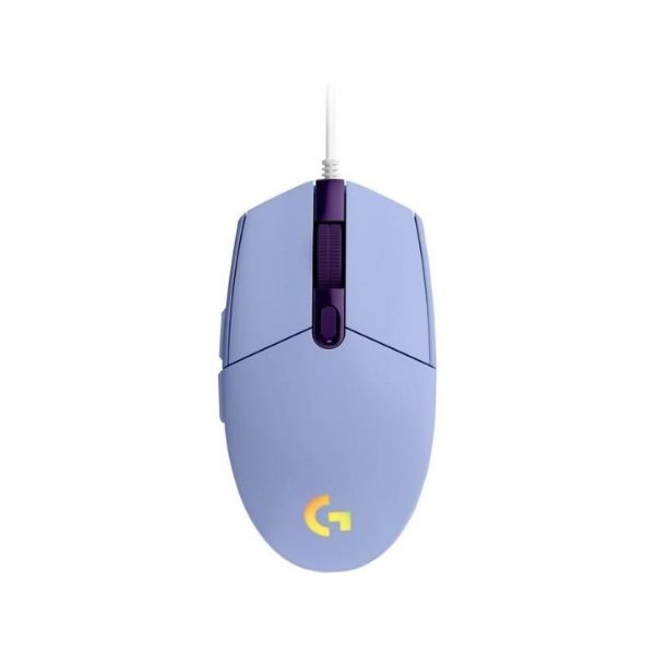 Mouse Alámbrico Logitech G203 Lightsync RGB - Morado
