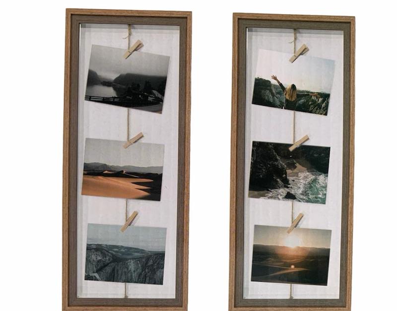 Cuadros Decorativos Tipo Tendedero Dos Piezas Para Fotos
