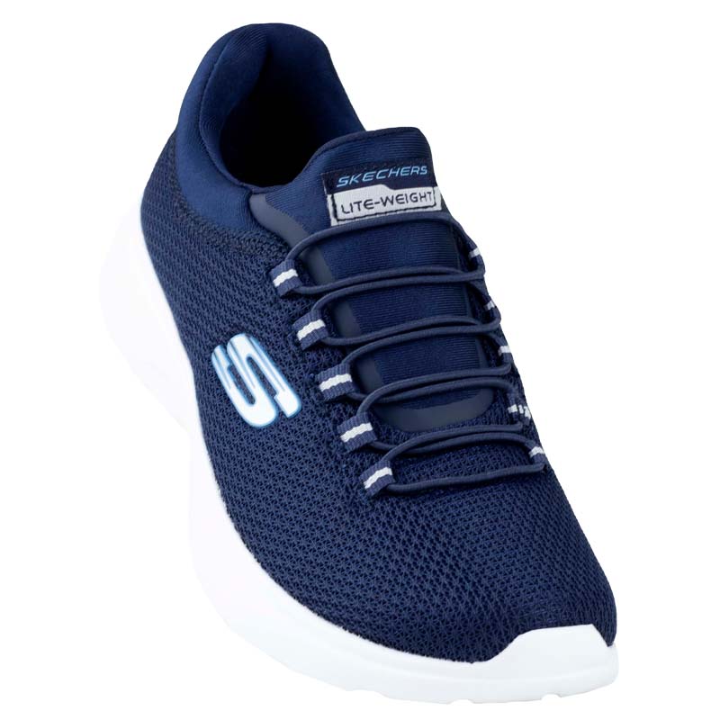 TENIS DE DAMA SKECHERS MEMORY FOAM ORIGINALES 88888063 MARINO ORIGINAL