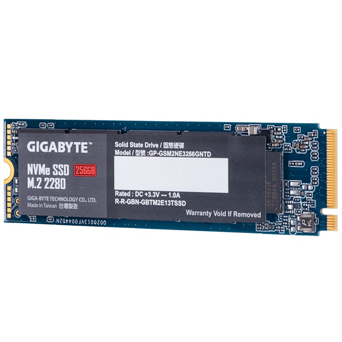 M.2 2280 SSD 256GB GIGABYTE NVMe GP-GSM2NE3256GNTD