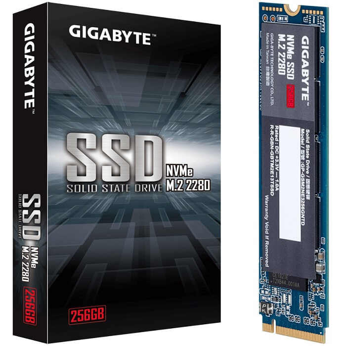 M.2 2280 SSD 256GB GIGABYTE NVMe GP-GSM2NE3256GNTD