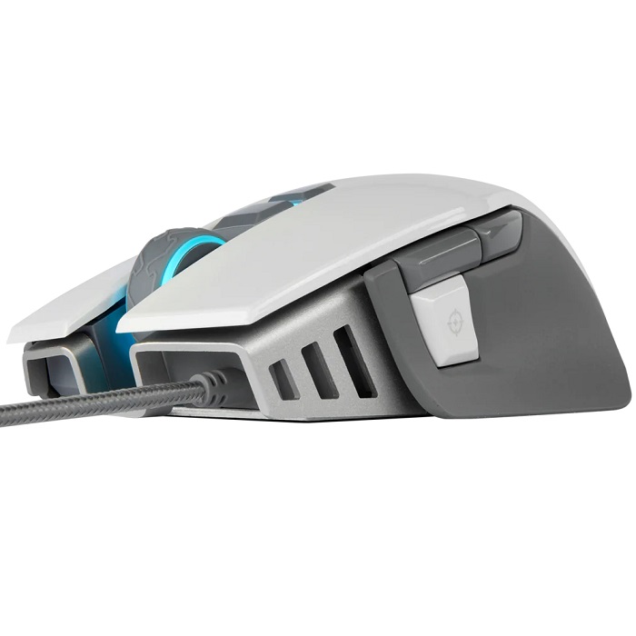 Mouse Corsair M65 RGB Elite FPS Alámbrico Óptico USB Gaming Blanco CH-9309111-NA.