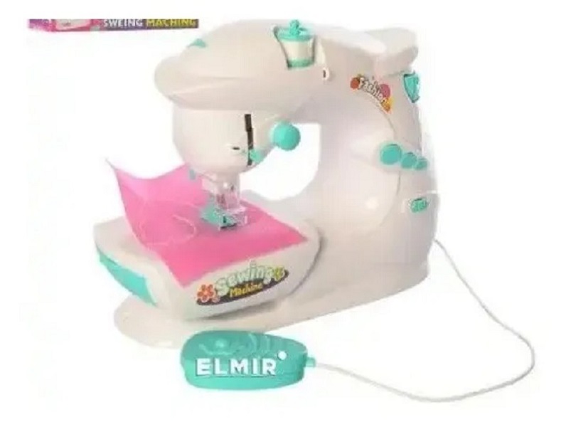 Máquina De Cocer De Juguete Sewing Machine Niñas Juego Diseño Ropa 