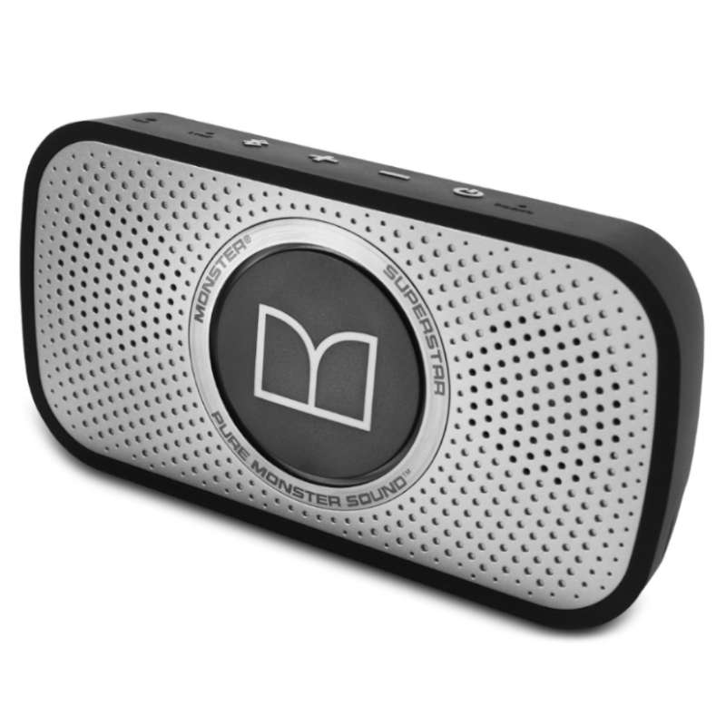 Bocina Monster Superstar HD Bluetooth Impermeable Negro