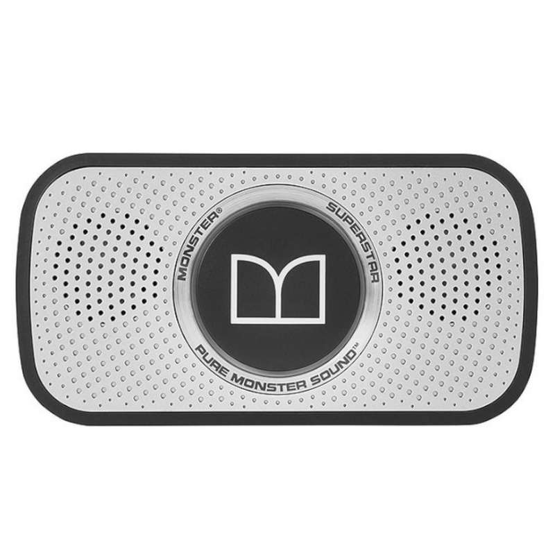 Bocina Monster Superstar HD Bluetooth Impermeable Negro