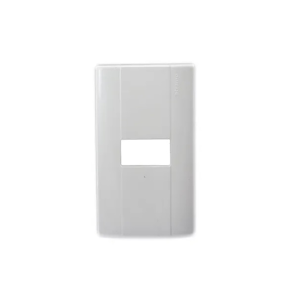 PLACA MODUS 1 INTERRUPTOR SENCILLO  10 A BLANCA BTICINO