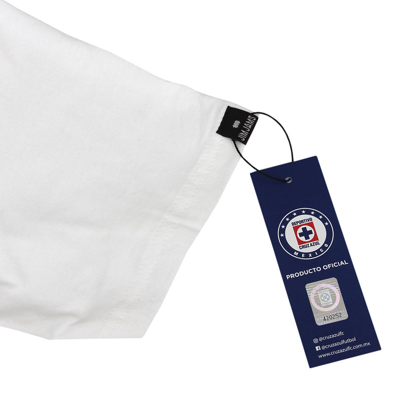 Playera Adulto CRUZ AZUL Mascota Conejo Producto Oficial