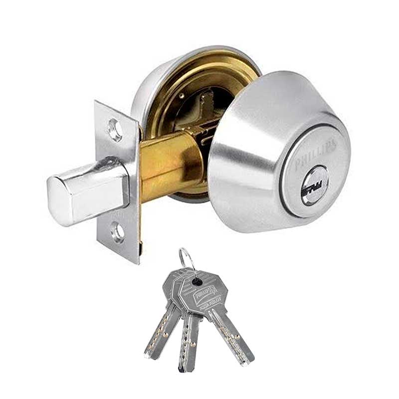 CERROJO SEGURIDAD CROMO PHILLIPS