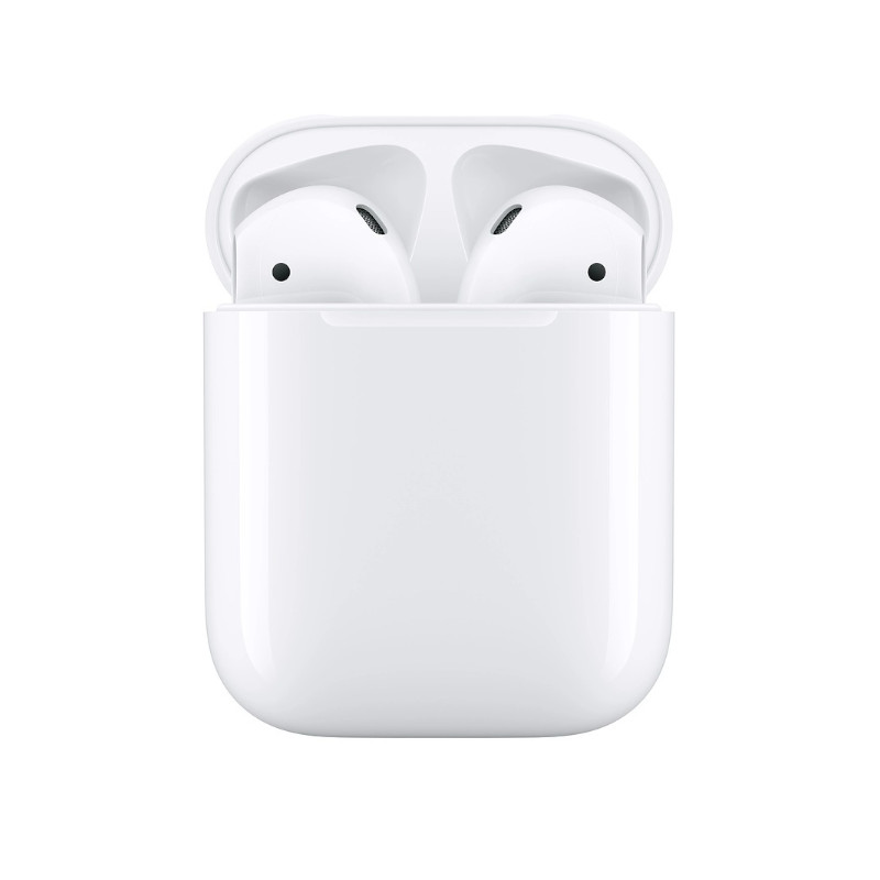 Apple AirPods (2da. Generación), Inalámbrico, Bluetooth, Blanco - incluye Estuche de Carga Alámbrico