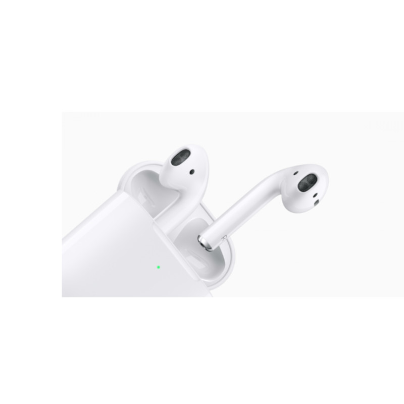 Apple AirPods (2da. Generación), Inalámbrico, Bluetooth, Blanco - incluye Estuche de Carga Alámbrico