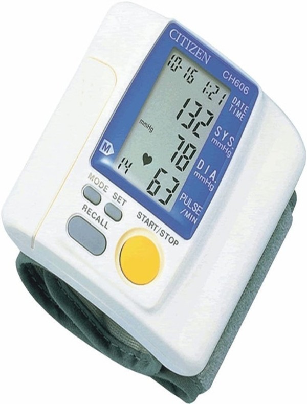 Baumanometro Digital Arterial De Muñeca Citizen Ch-606