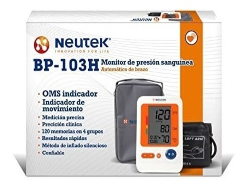 Baumanometro Digital Arterial De Brazo Neutek Bp - 103h
