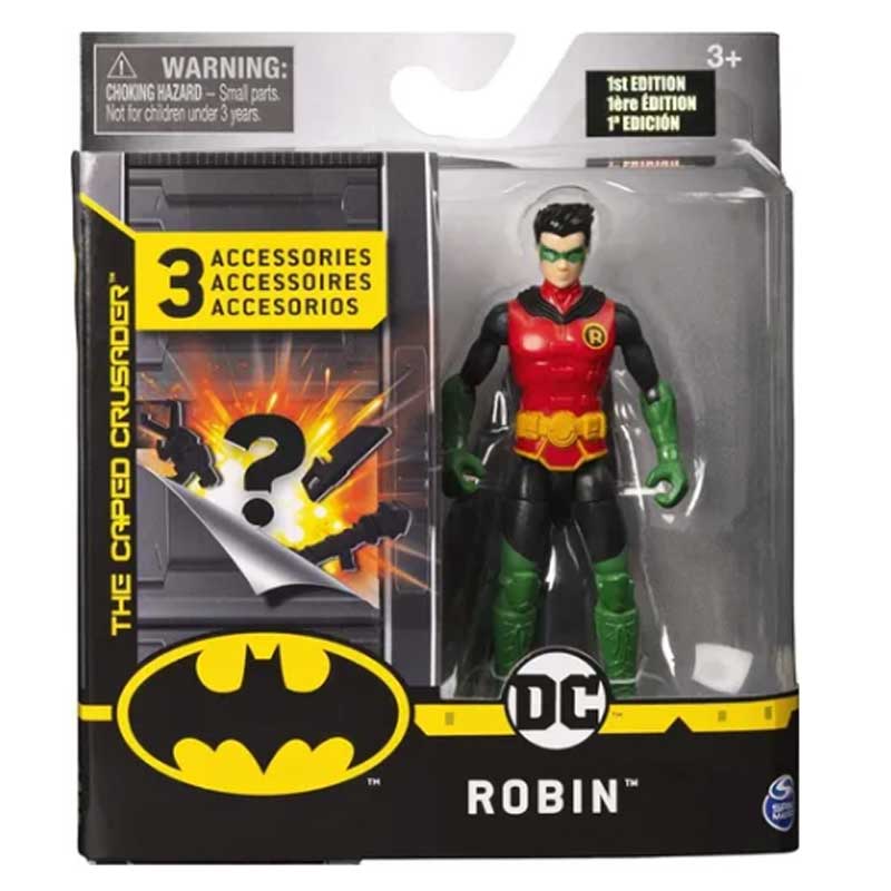 Robin Spin Master 3 Accesorios Batman 1er Edición
