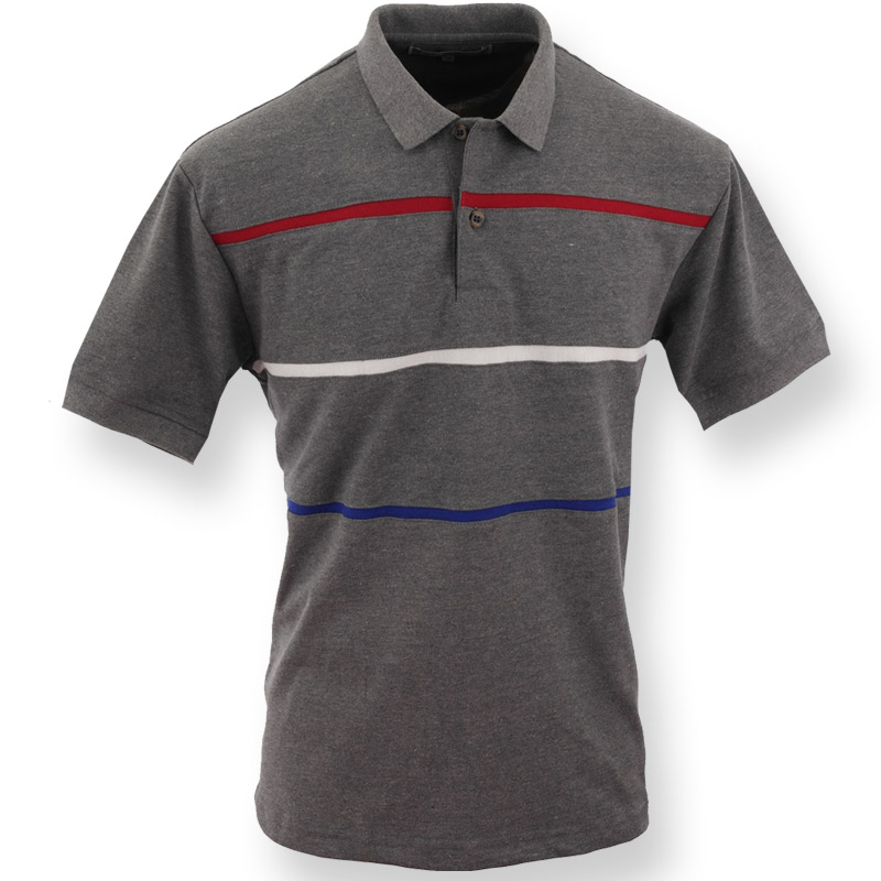 Playera Polo Hombre corte Clásico con vivos MOD 0073 moda casual Vander