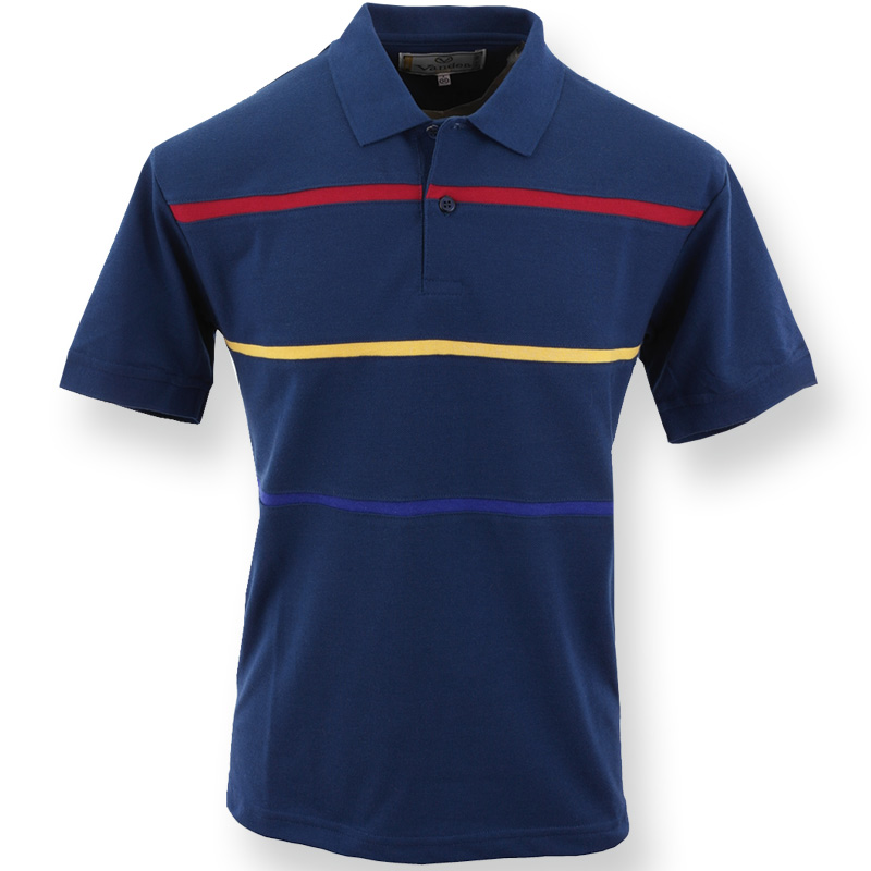 Playera Polo Hombre corte Clásico con vivos MOD 0073 moda casual Vander