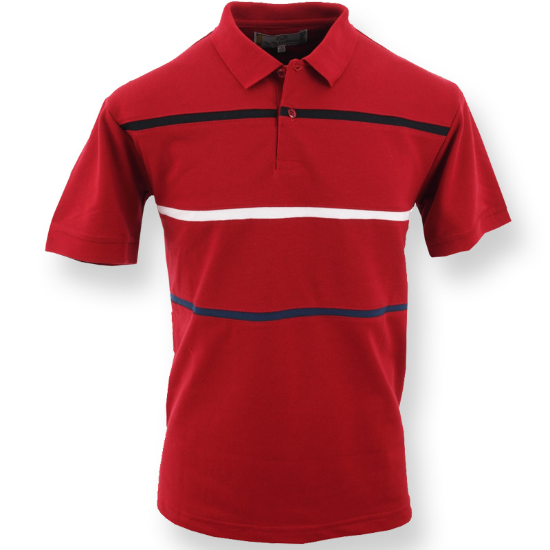 Playera Polo Hombre corte Clásico con vivos MOD 0073 moda casual Vander