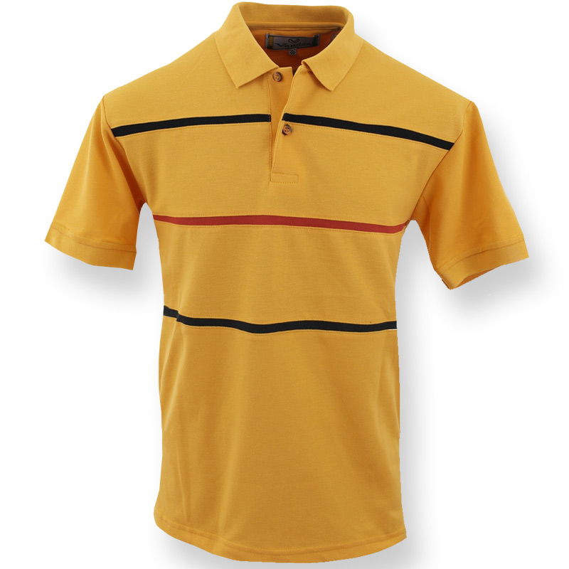 Playera Polo Hombre corte Clásico con vivos MOD 0073 moda casual Vander