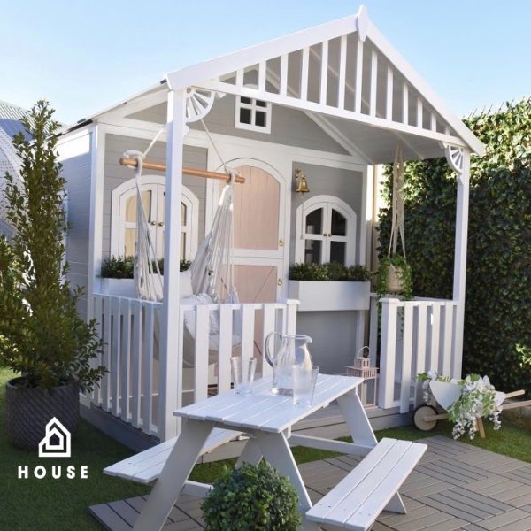 Casita de madera infantil para exterior Dalila
