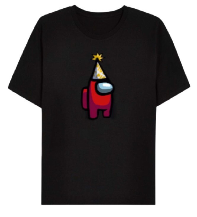 Playeras de among us gorro de cumpleaños 