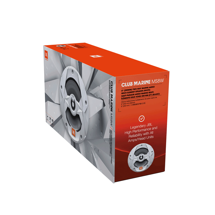 JBL Ms8w Club Marine Bocinas De 8, 2 Vías, Nueva Línea