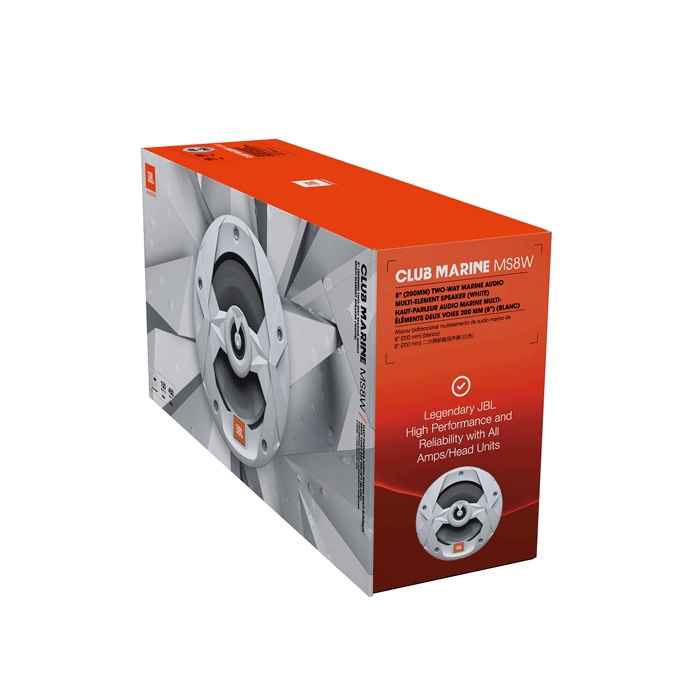 JBL Ms8w Club Marine Bocinas De 8, 2 Vías, Nueva Línea