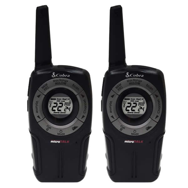 Walkie Talkie Manos Libres Cobra PR562BLT - Negro
