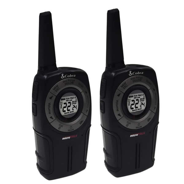 Walkie Talkie Manos Libres Cobra PR562BLT - Negro