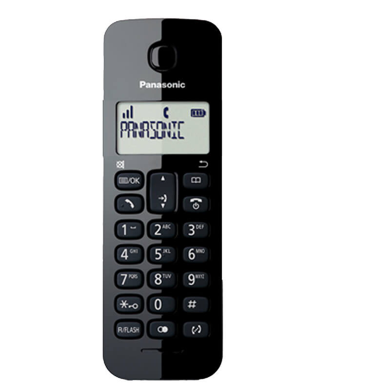 Teléfono Inalámbrico Panasonic Identificador Llamadas Negro