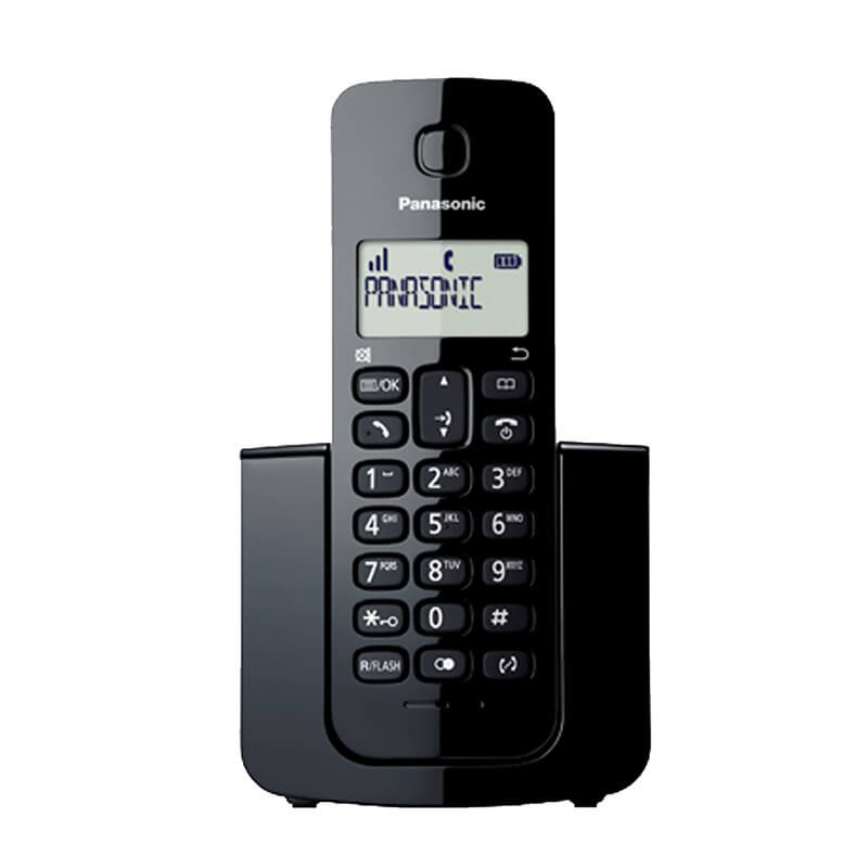 Teléfono Inalámbrico Panasonic Identificador Llamadas Negro