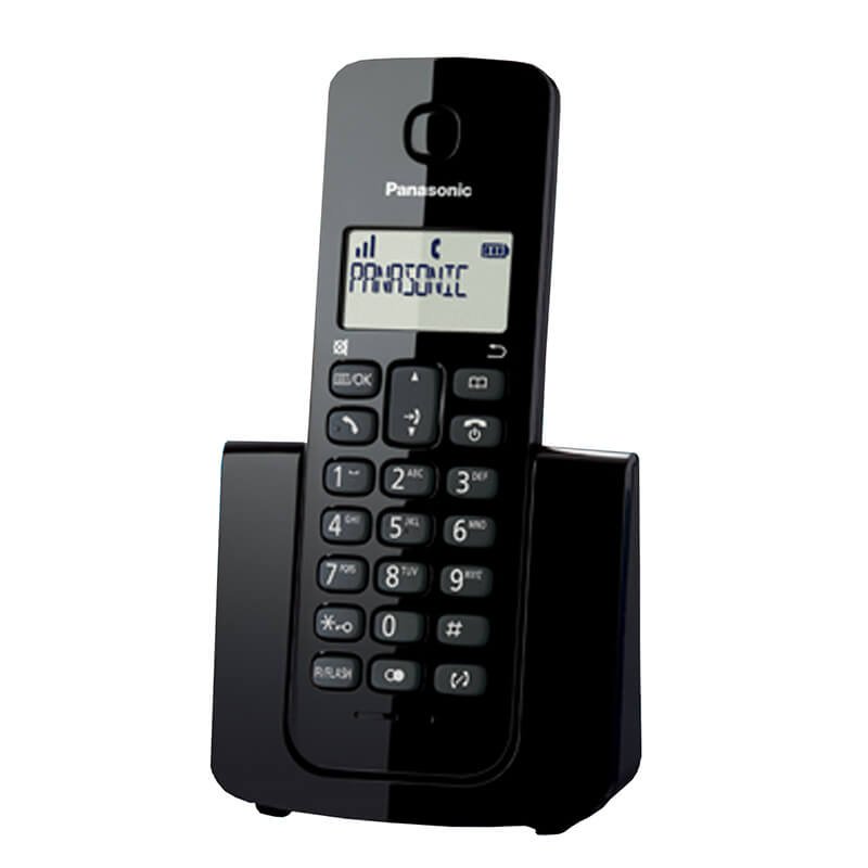 Teléfono Inalámbrico Panasonic Identificador Llamadas Negro