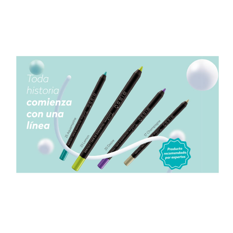 Delineador Tintaline Para Ojos Bissú Variedad Tonos Original