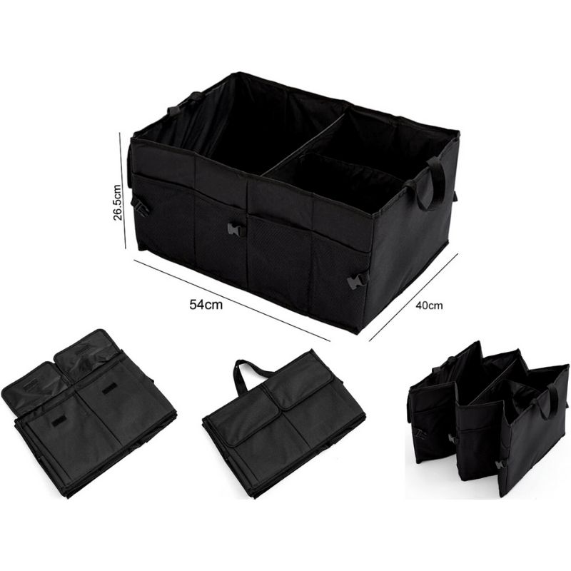 Organizador de Cajuela Coche Plegable Con Compartimientos Impermeable Camioneta Auto