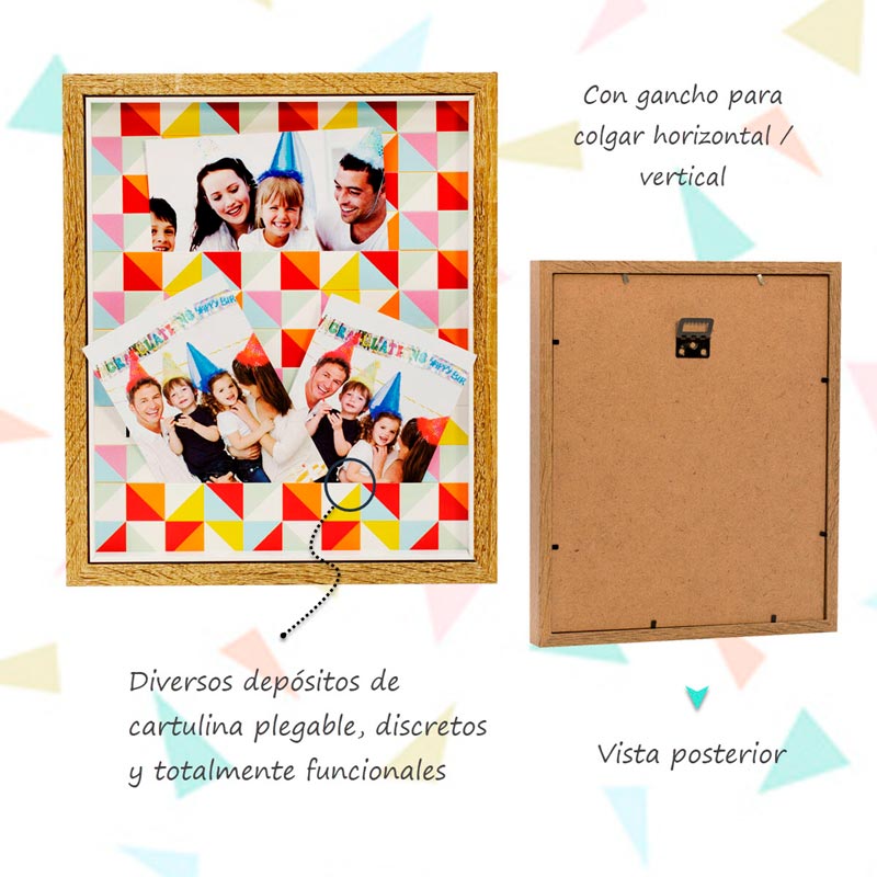 Portaretrato 25x30 Tipo Collage Fotos Hogar Niños Bebes Niñas Juvenil 