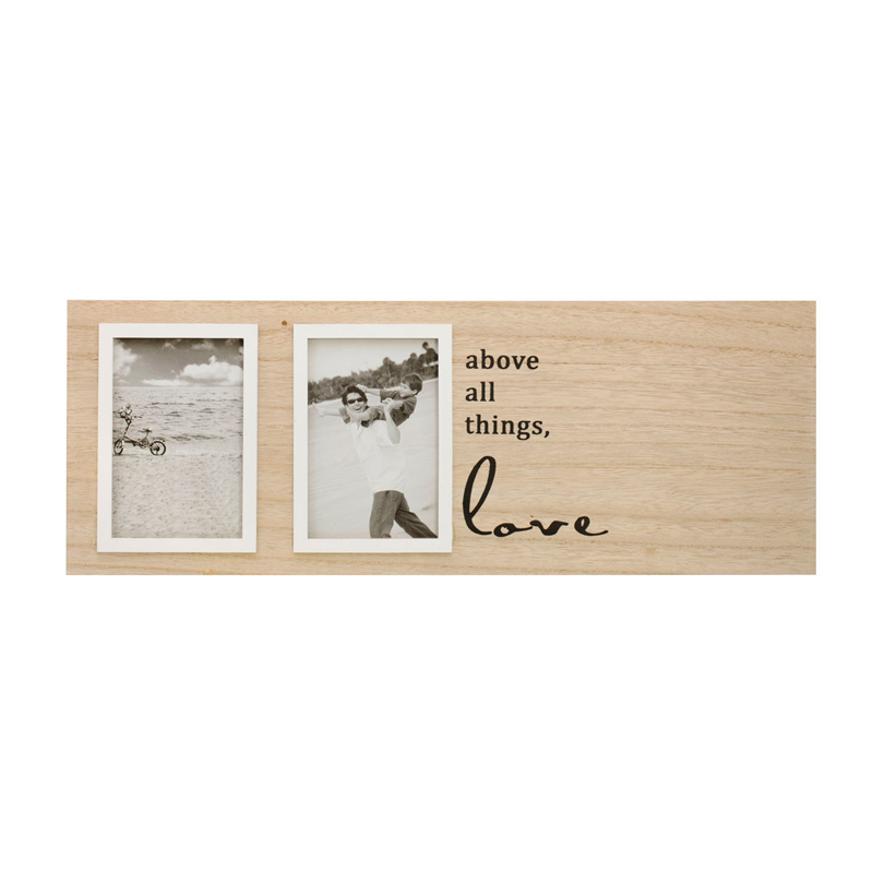 Portaretrato Madera 4x6 Diy Hilo Fotos Niños Bebes Corazon , Hoja  Decoracion Hogar Regalo 