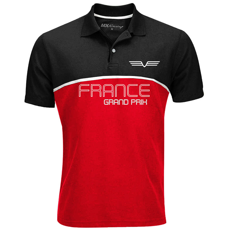 Polo en tela Hydrotech a dos tonos "MX Racing"