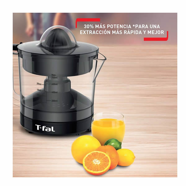 Exprimidor Vital 40 Watts T-fal ZP2028MX - Negro