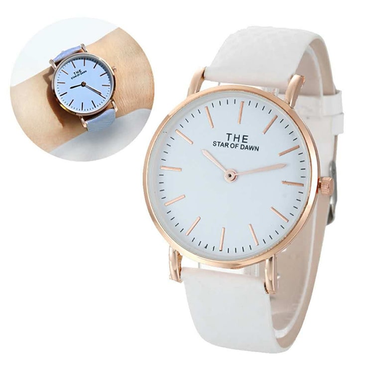 Reloj Mujer Colores Cambia Color Azul Resiste al Agua