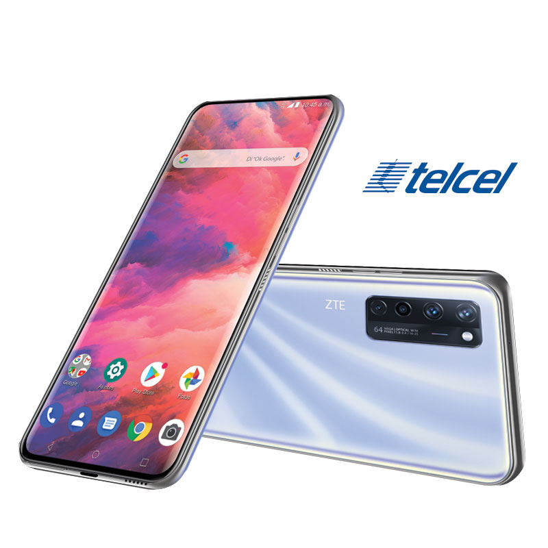 Celular ZTE LTE A2121L AXON 20 Color AZUL Telcel y DE REGALO UN ENCHUFE INTELIGENTE	