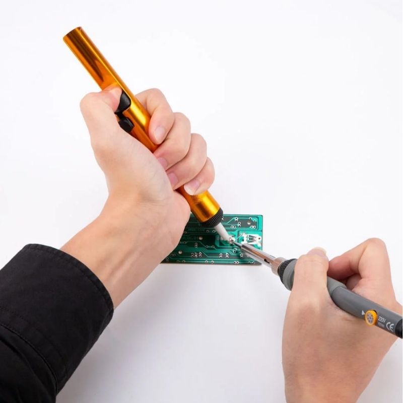 Kit Soldadura Cautín Electrico Ajustable Multimetro Accesorios